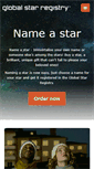 Mobile Screenshot of globalstarregistry.com